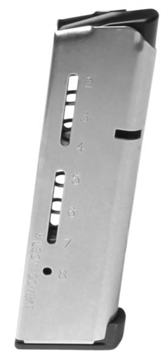 Wilson Combat ETM 8rd Detachable w/ Lo-Profile Steel Floor Plate 45 ACP+P Fits Wilson Combat 1911 Elite Tactical Stainless Steel 500CHD