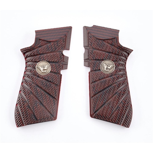 Wilson Combat EDC X9 Handgun Grips Aggressive Starburst Black Cherry 853BC