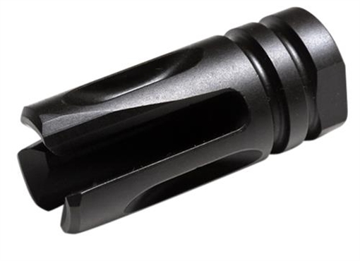 Wilson Combat Accu-Tac Flash Hider Black Matte Melonite Steel with 5/8"-24 tpi Threads, 1.99" OAL & .865" Diameter for 30 Cal AR-Platform TRATHG68
