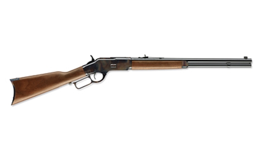Winchester Guns Model 1873 Short Rifle 45 Colt (LC) 10+1 Cap 20" Brushed Polished Blued Barrel Color Case Hardened Rec Satin Oiled Walnut Fixed Straight Grip Stock Right Hand (Full Size) 534202141