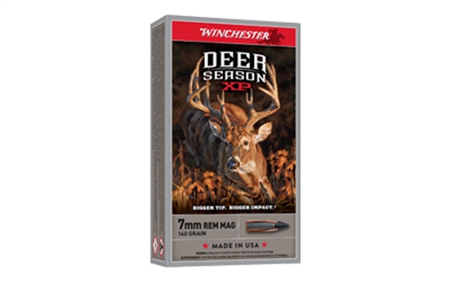 Winchester Ammunition Deer Season, 7MM Rem, 140 Grain, Extreme Point Polymer Tip, 20 Round Box X7DS