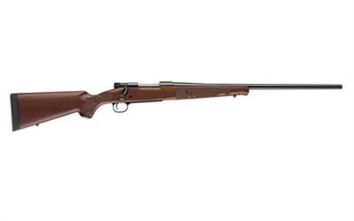 Winchester Guns Model 70 Featherweight 7mm-08 Rem Caliber with 5+1 Capacity, 22" Barrel, Brushed Polish Blued Metal Finish & Satin Walnut Fixed Feather Checkered Stock Right Hand (Full Size) 535200218