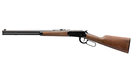 Winchester Guns Model 94 Short Rifle 450 Marlin Caliber with 7+1 Capacity, 20" Barrel, Brushed Polish Blued Metal Finish & Satin Black Walnut Fixed Straight Grip Stock Right Hand (Full Size) 534174160