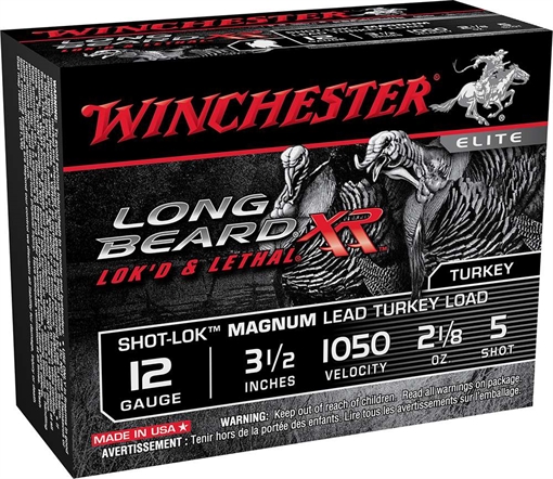 WINCHESTER LONG BEARD XR AMO 12GA 3.5IN 2 1/8OZ #5 1050FPS 10RD (10 BOX CASE) STLB12LM5