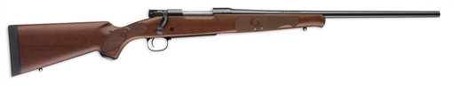 Winchester Guns Model 70 Featherweight Compact 7mm-08 Rem Caliber with 5+1 Capacity, 20" Barrel, Brushed Polish Blued Metal Finish & Satin Walnut Fixed Feather Checkered Stock Right Hand 535201218