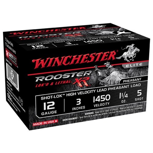 Winchester WINCHESTER ROOSTER XR 12GA 3'' 1-1/4OZ #5 10/BX SRXR123HV5