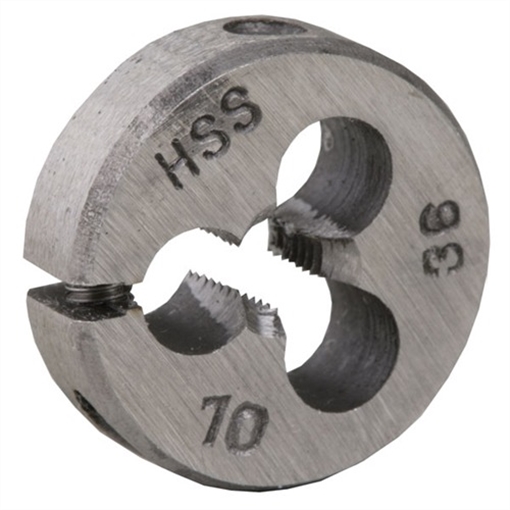 Brownells WIRE GAUGE CARBON DIE 13/16” DIAMETER 10-36 THREAD 03928363
