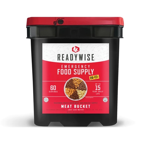 Wise Emergency Freeze Dried Meat w/Rice Bucket 60 Servings RW07-702