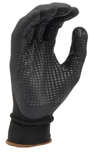 WALKERS NYLON GLV FM PALM EXT GRIP GWP-SF-15BKFNDP-LG