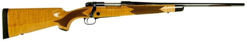 Winchester Repeating Arms Model 70 Super Grade 7mm Rem Mag Caliber with 3+1 Capacity, 26" Barrel, High Polished Blued Metal Finish & Gloss AAA Maple Stock Right Hand (Full Size) 535218230