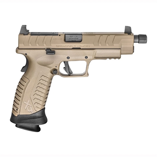 SPRINGFIELD XDM THREADED ELITE OSP PISTOL HGA 9MM 5.2 IN BBL FDE 2/14 MAGS XDMET9459FHCOSP