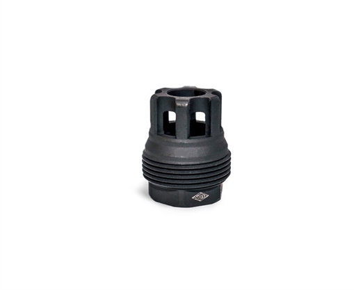Yankee Hill Machine Co Mini QD Muzzle Brake, 9MM, 5/8"-24, Black, Includes Shim Kit YHM-3109-1MB-24A