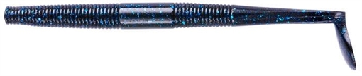 YUM SWIM'N DINGER 5" 8PK BLK/BLU FLK YSMD521