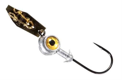 Z-MAN EYE STRIKE CHATTERBAIT 5/0 1/2 OZ GOLD 2 PACK CBE5012-2PK2