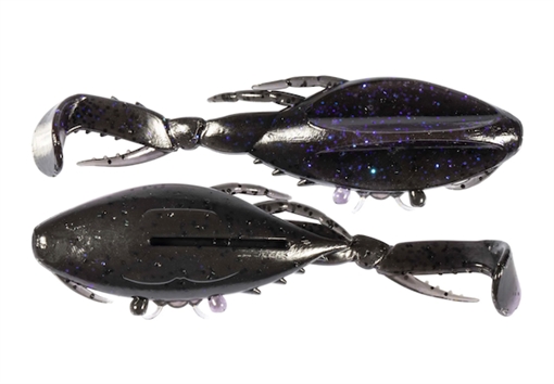 Z-MAN KICKER CRABZ 3.5" PURPLE DEMON 3 PACK KC35-329PK3