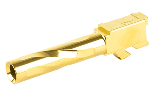 Zaffiri Precision Pistol Barrel, 40 S&W, 3.9", Titanium Nitride Finish, Gold, Fits Glock 23 Gen 1-3 ZP.23BG