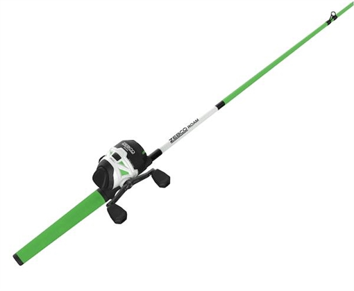 ZEBCO ROAM 3BB 6'-2PC-M COMBO GREEN 21-38027