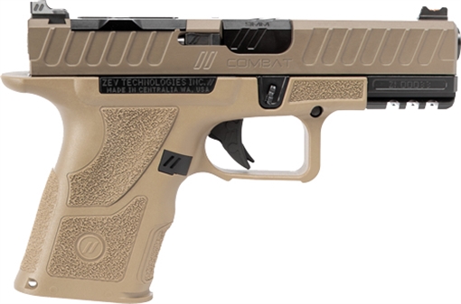 ZEV OZ9v2 COMBAT 9MM PISTOL FDE COMPACT SLIDE 15RD OZ9-V2-COM-C-FDE