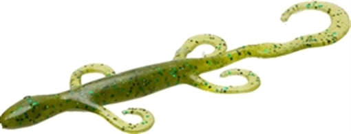 ZOOM BAIT 6" LIZARD 9BG-BLK/RED MF 002-01